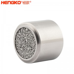 廠家定制0.2-90微米多孔金屬氣體傳感器防爆外殼，隔火焰耐腐蝕316L不銹鋼防爆片