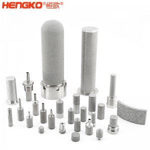 濾芯廠家生產(chǎn)多孔金屬不銹鋼粉末燒結濾芯過濾器透氣性好防塵,用于醫(yī)療器械