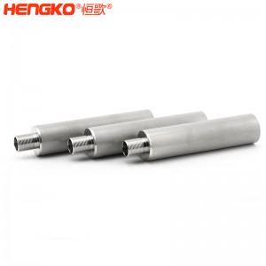 濾芯廠家生產(chǎn)多孔金屬不銹鋼粉末燒結濾芯過濾器透氣性好防塵,用于醫(yī)療器械