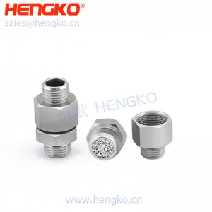 恒歌定制醫(yī)療級316L不銹鋼過濾器濾芯,高流量無創(chuàng)呼吸機氣源入口配件