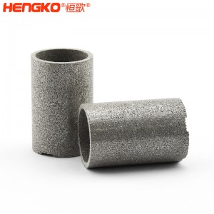 恒歌定制燒結(jié)多孔不銹鋼濾筒_過濾效率高易沖洗不銹鋼濾芯可用于污水排水系統(tǒng)