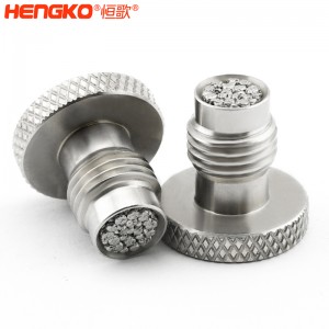 廠家定制有創(chuàng)呼吸機氣源入口醫(yī)療級316L不銹鋼過濾器濾芯防塵透氣耐腐蝕,用于呼吸機