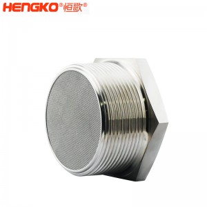 恒歌不銹鋼絲網濾芯燒結網消聲器消音器耐熱排氣均勻，應用于排風管消音